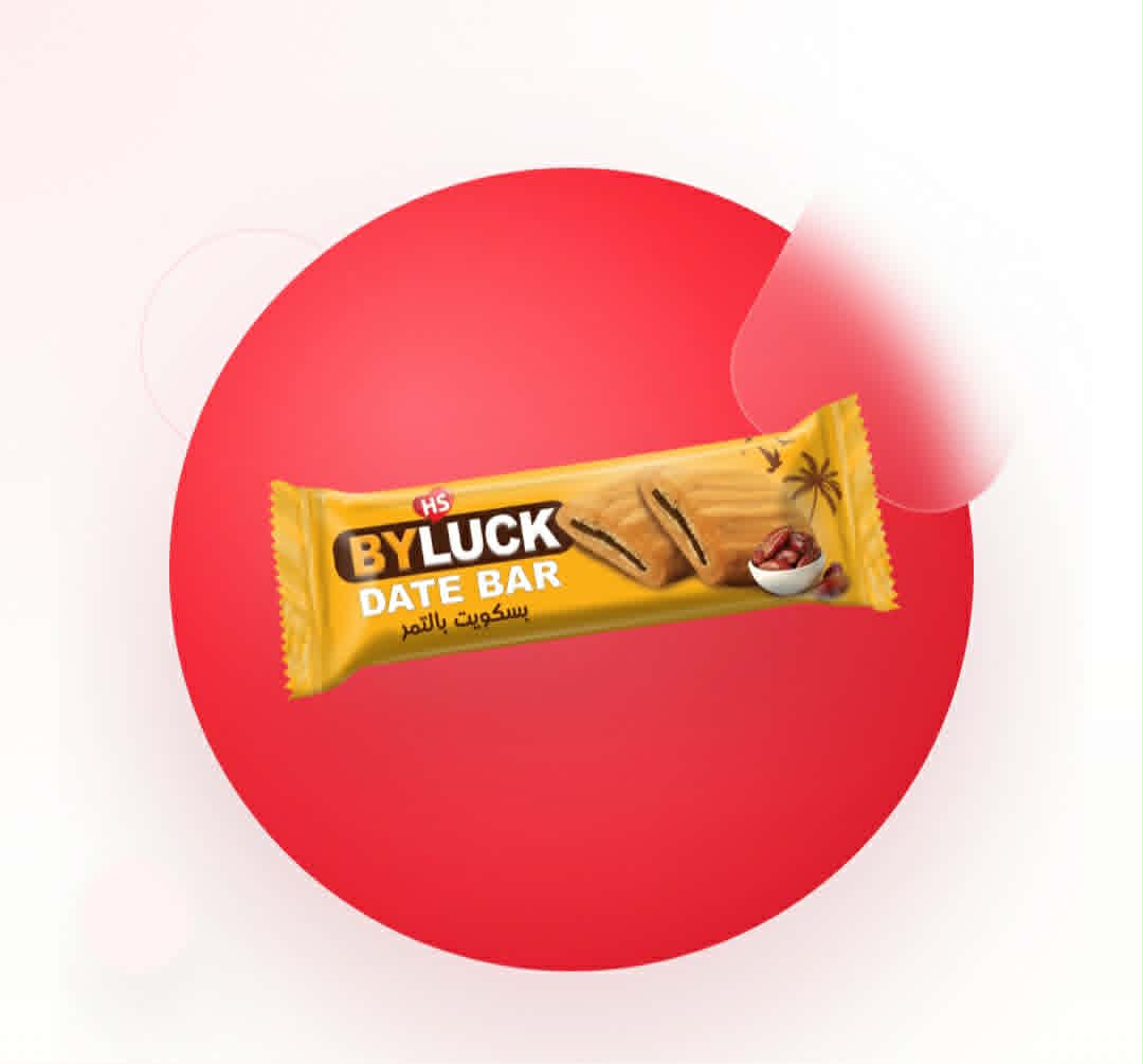 BY LUCK date-filled biscuits